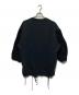 UNDERCOVER (アンダーカバー) ダメージ加工ドッキングニット ブラック サイズ:3：15000円