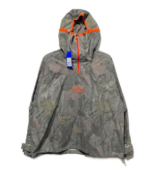 adidas（アディダス）adidas (アディダス) ジャケット オレンジ×グレー サイズ: 2XL 未使用品の古着・服飾アイテム