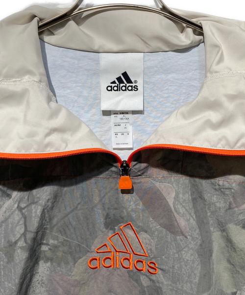 adidas（アディダス）adidas (アディダス) ジャケット オレンジ×グレー サイズ: 2XL 未使用品の古着・服飾アイテム