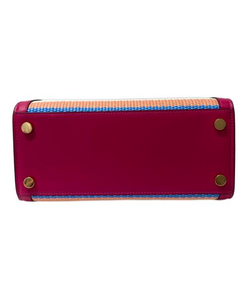 Kate Spade（ケイトスペード）Kate Spade (ケイトスペード) マンハッタンストライプトート ピンクの古着・服飾アイテム