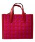 Kate Spade (ケイトスペード) マンハッタン ハウンドトゥーストート レッド×ピンク：15000円