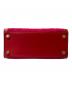 中古・古着 Kate Spade (ケイトスペード) マンハッタン ハウンドトゥーストート レッド×ピンク：15000円