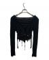 FUMIKA UCHIDA (フミカウチダ) VINTAGE RIBBED CORSET TOP ブラック サイズ:Ｍ：20000円
