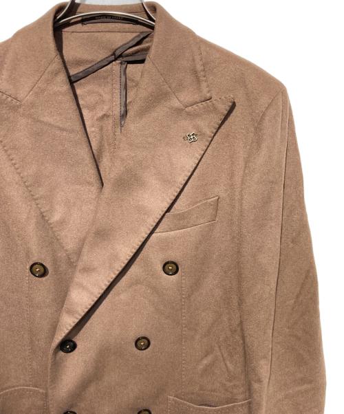 TAGLIATORE（タリアトーレ）TAGLIATORE (タリアトーレ) MONTECARLO 6Bジャケット ブラウン サイズ:46/7Rの古着・服飾アイテム