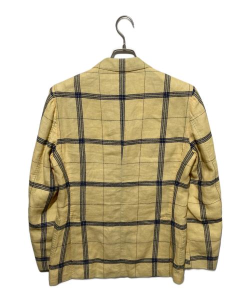 LARDINI（ラルディーニ）LARDINI (ラルディーニ) 3Bテーラードジャケット イエロー サイズ:46の古着・服飾アイテム