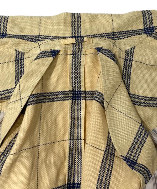 LARDINI（ラルディーニ）LARDINI (ラルディーニ) 3Bテーラードジャケット イエロー サイズ:46の古着・服飾アイテム