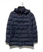 MOORERムーレー）の古着「FLORIO-LL カシミヤ混ダウンコート」｜ネイビー