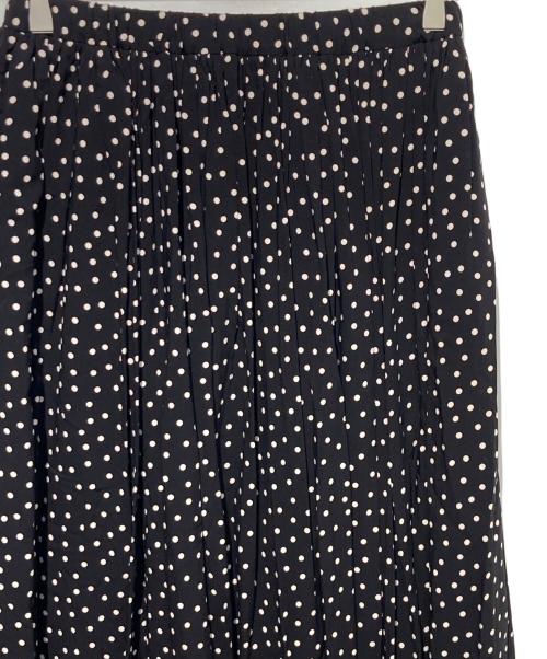 かぐれ（カグレ）かぐれ (カグレ) ドットギャザースカート ブラック サイズ:Freeの古着・服飾アイテム
