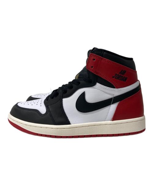NIKE（ナイキ）NIKE (ナイキ) AIR JORDAN 1 RETRO HIGH OG ホワイト×レッド サイズ:27の古着・服飾アイテム
