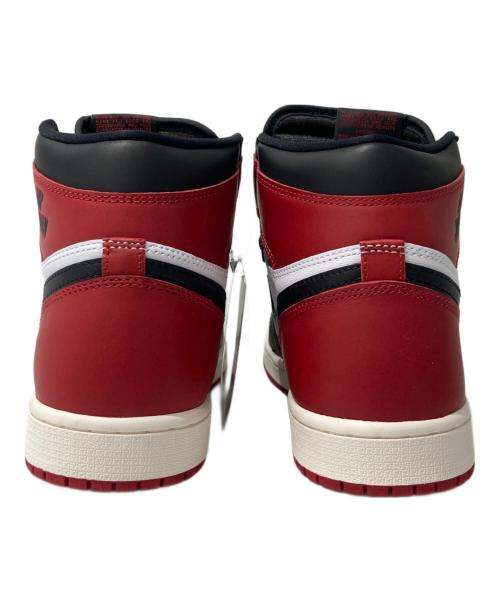NIKE（ナイキ）NIKE (ナイキ) AIR JORDAN 1 RETRO HIGH OG ホワイト×レッド サイズ:27の古着・服飾アイテム