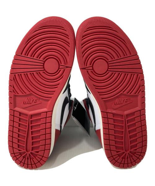 NIKE（ナイキ）NIKE (ナイキ) AIR JORDAN 1 RETRO HIGH OG ホワイト×レッド サイズ:27の古着・服飾アイテム
