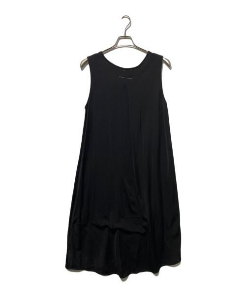 MM6 Maison Margiela（エムエムシックスメゾンマルジェラ）MM6 Maison Margiela (エムエムシックスメゾンマルジェラ) ノースリーブワンピース ブラック サイズ:Sの古着・服飾アイテム