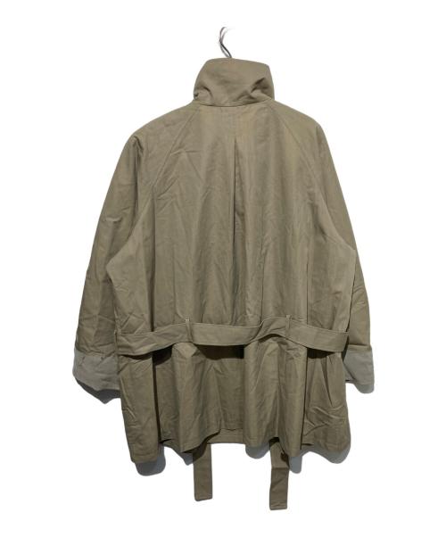 UNGRID（アングリッド）Ungrid (アングリッド) スタンドカラーミドル丈トレンチコート ベージュ サイズ:Freeの古着・服飾アイテム