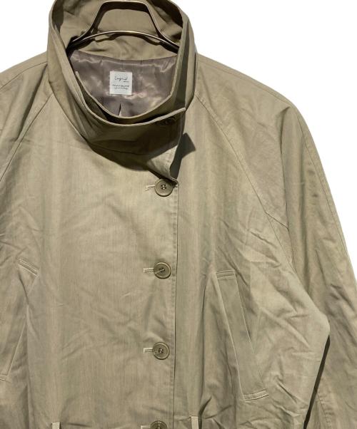 UNGRID（アングリッド）Ungrid (アングリッド) スタンドカラーミドル丈トレンチコート ベージュ サイズ:Freeの古着・服飾アイテム
