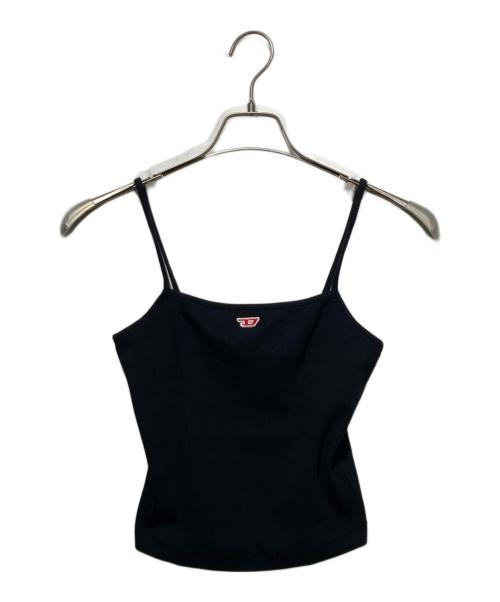 DIESEL（ディーゼル）DIESEL (ディーゼル) ワンポイントキャミソール ブラック サイズ:Sの古着・服飾アイテム