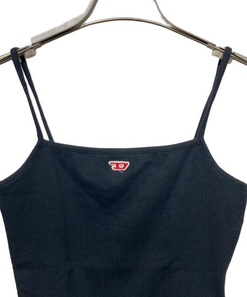 DIESEL（ディーゼル）DIESEL (ディーゼル) ワンポイントキャミソール ブラック サイズ:Sの古着・服飾アイテム