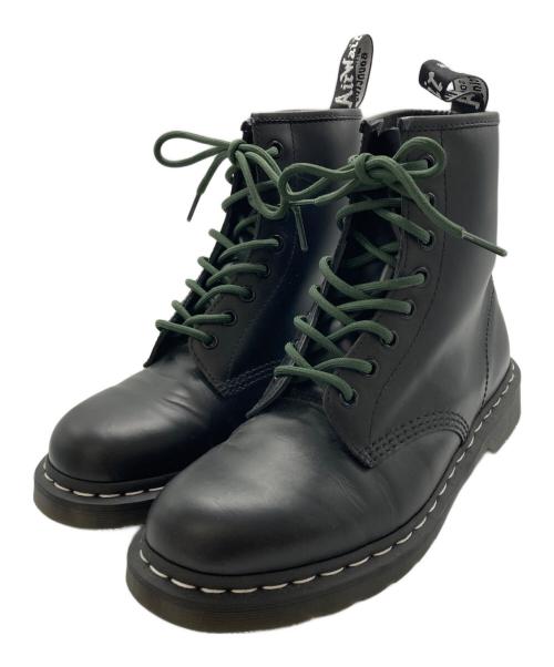 Dr.Martens（ドクターマーチン）Dr.Martens (ドクターマーチン) 1460 ホワイトステッチ 8 ホール ブーツ ブラック サイズ:UK8の古着・服飾アイテム