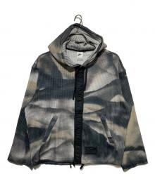 NIKE×stussy（ナイキ×ステューシー）の古着「Ghillie All-Over Print Hoodie」｜グレー