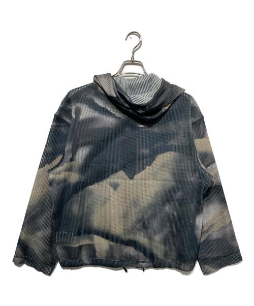 NIKE（ナイキ）NIKE (ナイキ) stussy (ステューシー) Ghillie All-Over Print Hoodie グレー サイズ:Sの古着・服飾アイテム