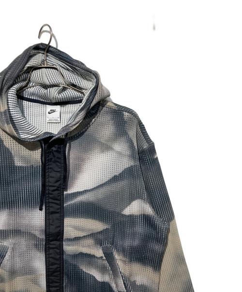 NIKE（ナイキ）NIKE (ナイキ) stussy (ステューシー) Ghillie All-Over Print Hoodie グレー サイズ:Sの古着・服飾アイテム