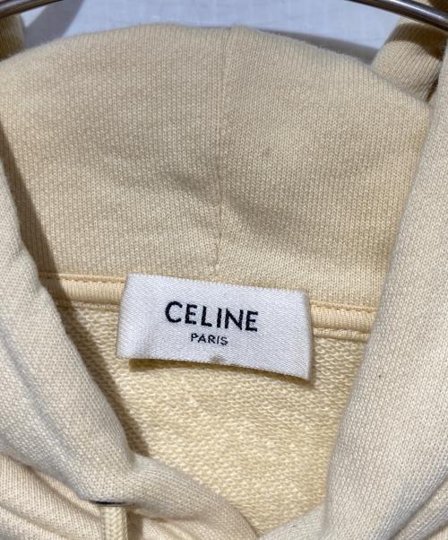 CELINE（セリーヌ）CELINE (セリーヌ) ルーズフーディー ベージュ サイズ:XLの古着・服飾アイテム
