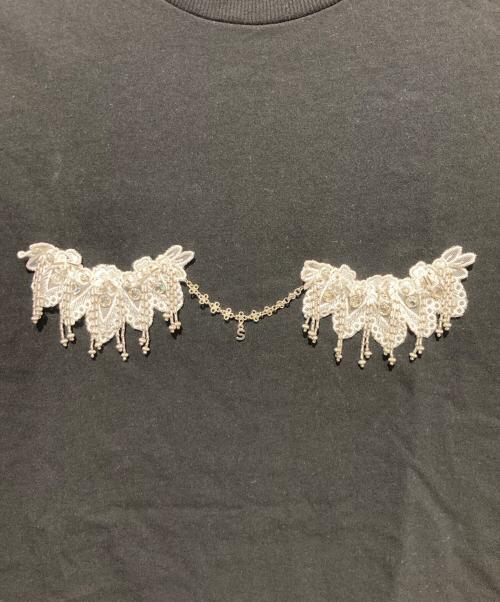 Tanaka Daisuke（タナカ ダイスケ）Tanaka Daisuke (タナカ ダイスケ) Angel bra dress. T-shirt ブラック サイズ:1の古着・服飾アイテム