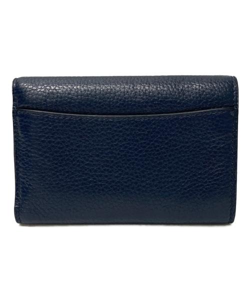 COACH（コーチ）COACH (コーチ) 3つ折り財布 ネイビーの古着・服飾アイテム