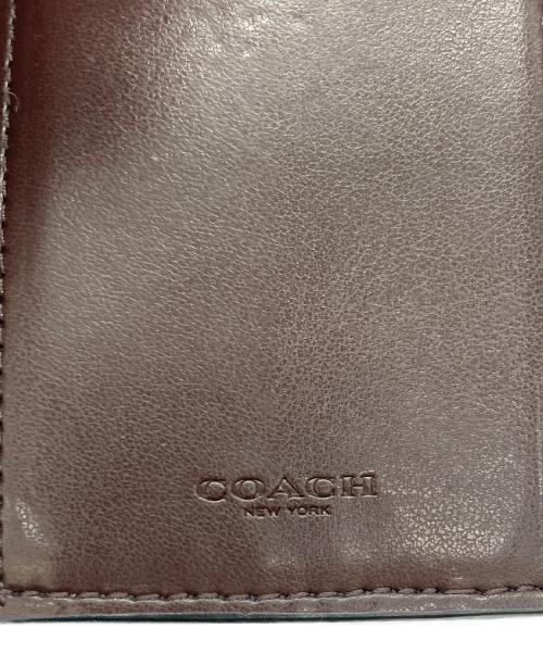 COACH（コーチ）COACH (コーチ) 3つ折り財布 ネイビーの古着・服飾アイテム