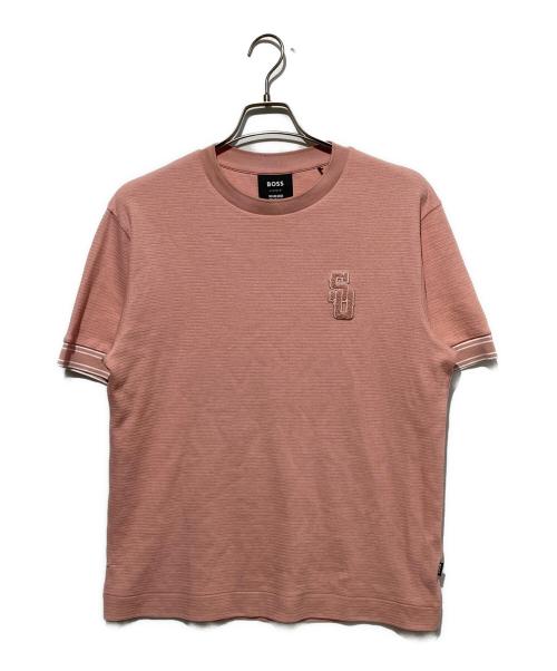 BOSS（ボス）BOSS (ボス) Selected by Shohei Ohtani Tシャツ ピンク サイズ:Sの古着・服飾アイテム