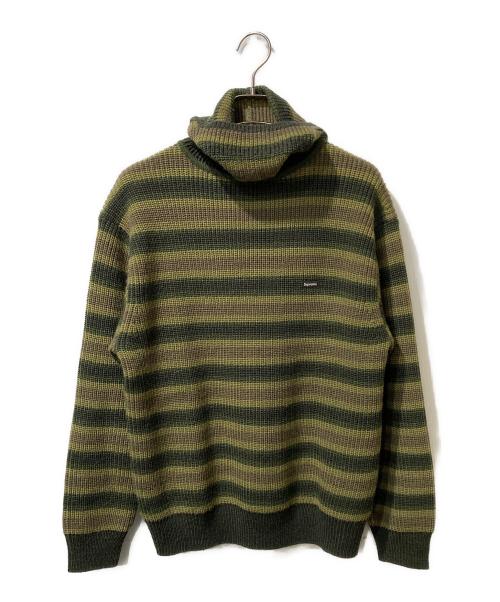 SUPREME（シュプリーム）Supreme (シュプリーム) Small Box Balaclava Turtleneck Sweater グリーン サイズ:Sの古着・服飾アイテム