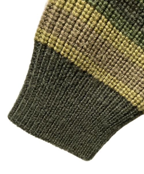 SUPREME（シュプリーム）Supreme (シュプリーム) Small Box Balaclava Turtleneck Sweater グリーン サイズ:Sの古着・服飾アイテム