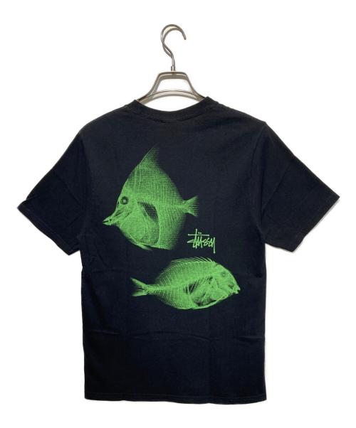 stussy（ステューシー）stussy (ステューシー) X-RAY FISHIN TEE ブラック サイズ:Sの古着・服飾アイテム