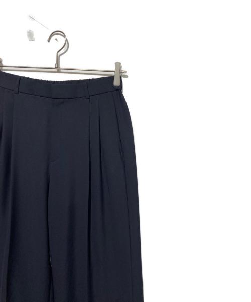 UNITED ARROWS（ユナイテッドアローズ）UNITED ARROWS (ユナイテッドアローズ) P 2タック ワイドパンツ ブラック サイズ:38の古着・服飾アイテム