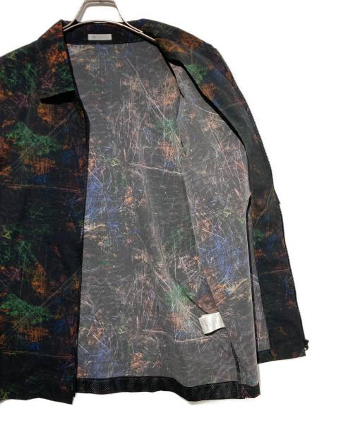 HERALBONY（ヘラルボニー）HERALBONY (ヘラルボニー) エアフロージップシャツ「ギザギザ」 ブラック サイズ:Fの古着・服飾アイテム