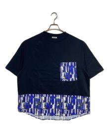 HERALBONY（ヘラルボニー）の古着「パネルポケットT「海」」｜ネイビー