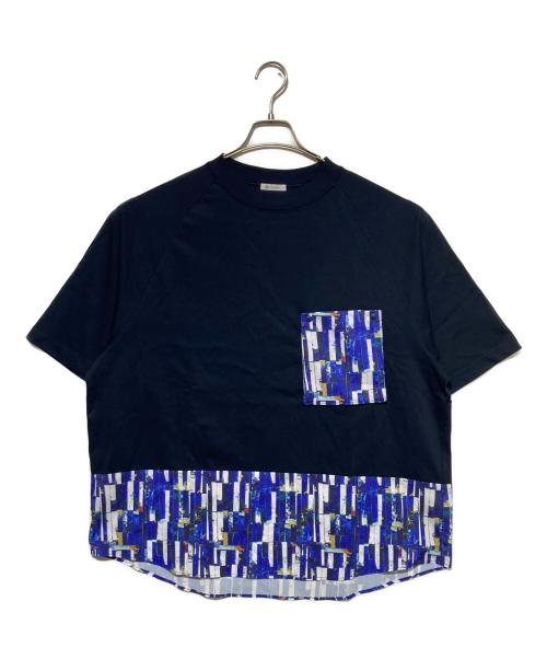 HERALBONY（ヘラルボニー）HERALBONY (ヘラルボニー) パネルポケットT「海」 ネイビー サイズ:Fの古着・服飾アイテム