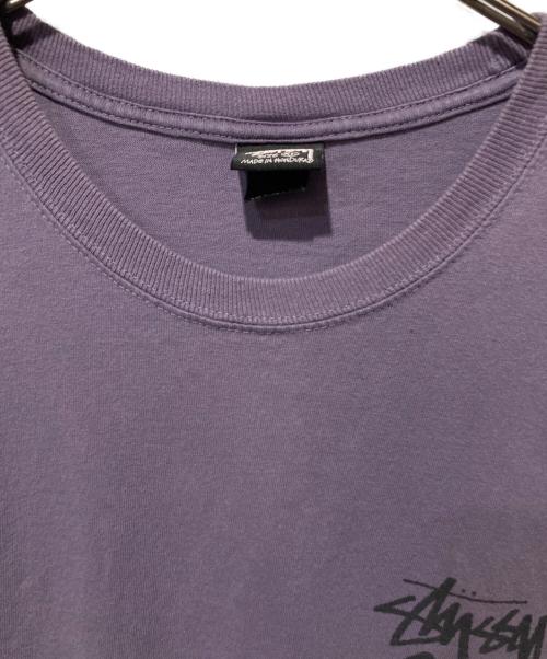 stussy（ステューシー）stussy (ステューシー) DICE PIGMENT DYED TEE パープル サイズ:ＸＬの古着・服飾アイテム