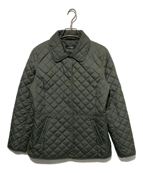 LAUREN RALPH LAUREN（ローレン ラルフ ローレン）LAUREN RALPH LAUREN (ローレン ラルフ ローレン) キルティングジャケット カーキ サイズ:Sの古着・服飾アイテム