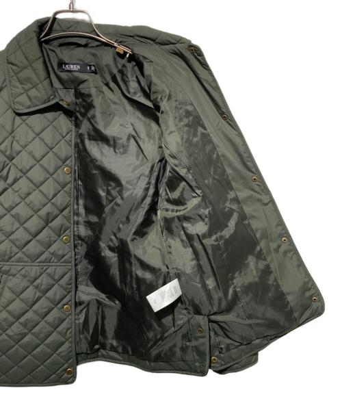 LAUREN RALPH LAUREN（ローレン ラルフ ローレン）LAUREN RALPH LAUREN (ローレン ラルフ ローレン) キルティングジャケット カーキ サイズ:Sの古着・服飾アイテム