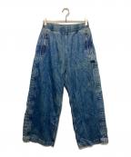 G-STAR RAW×FACETASMジースターロゥ×ファセッタズム）の古着「SPACE TRACK PANTS」｜インディゴ