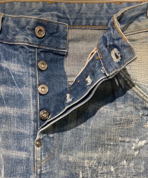 G-STAR RAW（ジースターロゥ）G-STAR RAW (ジースターロゥ) ダメージ加工デニムパンツ インディゴ サイズ:30の古着・服飾アイテム