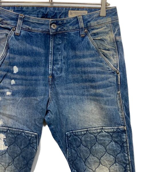 G-STAR RAW（ジースターロゥ）G-STAR RAW (ジースターロゥ) ダブルニーデニムパンツ インディゴ サイズ:76㎝の古着・服飾アイテム