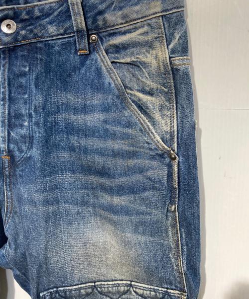G-STAR RAW（ジースターロゥ）G-STAR RAW (ジースターロゥ) ダブルニーデニムパンツ インディゴ サイズ:76㎝の古着・服飾アイテム