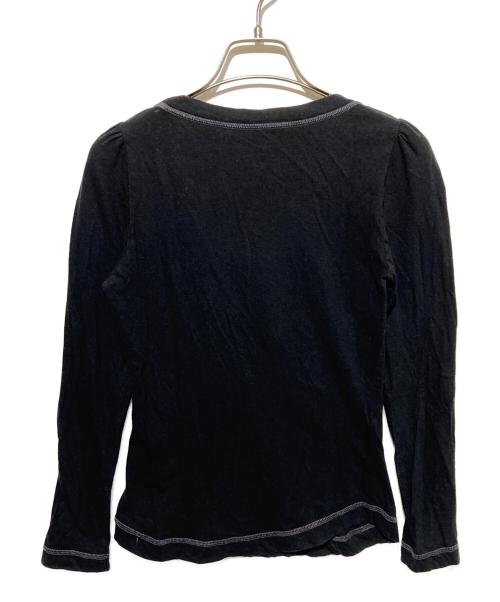 Vivienne Westwood RED LABEL（ヴィヴィアンウエストウッドレッドレーベル）Vivienne Westwood RED LABEL (ヴィヴィアンウエストウッドレッドレーベル) オーブ刺繍カットソー ブラック サイズ:2の古着・服飾アイテム