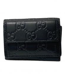 GUCCI（グッチ）の古着「3つ折り財布」｜ブラック