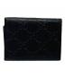 GUCCI (グッチ) 3つ折り財布 ブラック：22000円