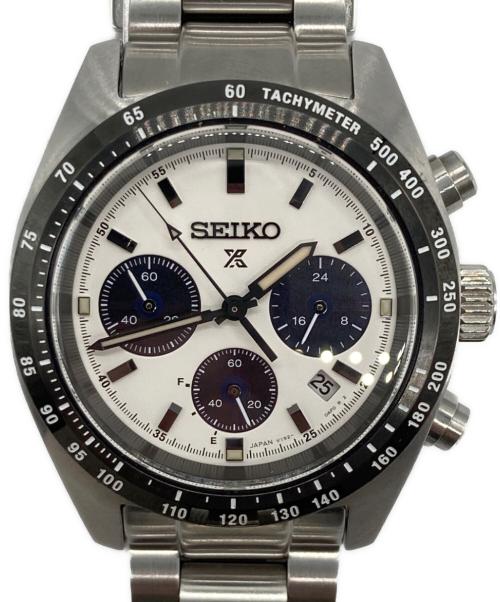 SEIKO（セイコー）SEIKO (セイコー) SPEEDTIMER ホワイトの古着・服飾アイテム