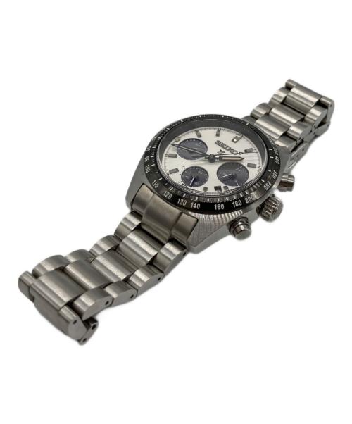 SEIKO（セイコー）SEIKO (セイコー) SPEEDTIMER ホワイトの古着・服飾アイテム