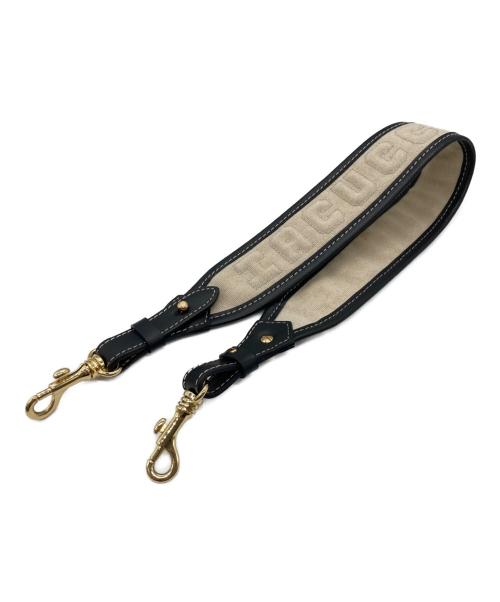 IACUCCI（イアクッチ）IACUCCI (イアクッチ) 2WAYショルダーバッグ ブラック×ベージュの古着・服飾アイテム
