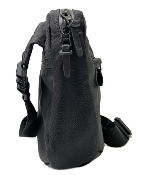 BROSKI and SUPPLY（ブロスキーアンドサプライ）BROSKI and SUPPLY (ブロスキーアンドサプライ) 防水レザーショルダーバッグ ブラックの古着・服飾アイテム